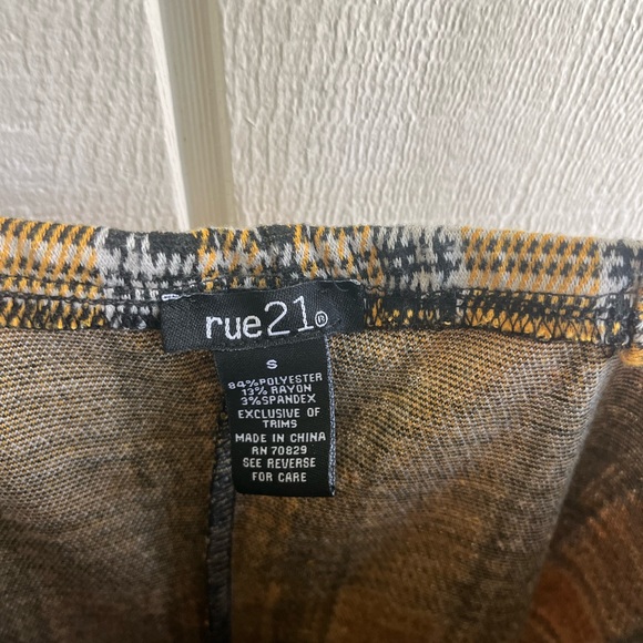 Rue21 Yellow and Blue Slip Mini Dress - Picture 3 of 3